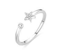 LUXENTER Anillo de Circonita Brillante acabado en rodio - Saralo