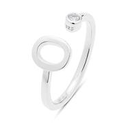 LUXENTER Bague Alphabet en argent sterling 925