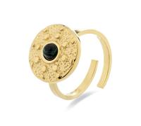 LUXENTER Bague Elknu finition or 18 carats