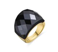LUXENTER - Bague Hianvi avec or jaune 18 carats, métal, quartz hydrothermal