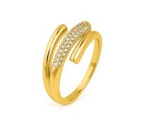 LUXENTER Bague Jedrac finition or jaune 18 carats