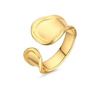 Luxenter Bague plaque or jaune 18 carats - Kajaw