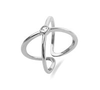 LUXENTER Bague Rai finition rhodium