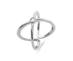 LUXENTER Bague Rai finition rhodium