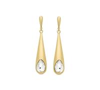 LUXENTER Boucles d'oreilles Drieo finies en or jaune 18 carats