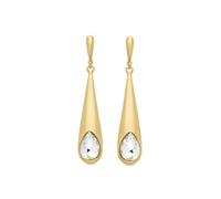 LUXENTER Boucles d'oreilles Drieo finies en or jaune 18 carats