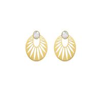 LUXENTER Boucles d'oreilles Elbi finition or 18 carats