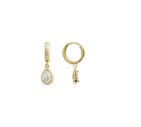 LUXENTER Boucles d'oreilles Hade finies en or 18 carats