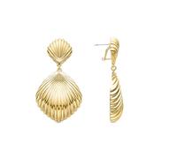 LUXENTER Boucles d'oreilles Kaizal finition or 18 carats