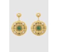 Luxenter Boucles d'oreilles 'Kiak' vert, Taille One Size