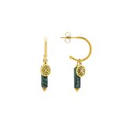 Luxenter Boucles d'oreilles 'Nadu' vert, Taille One Size