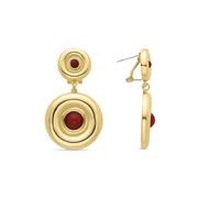LUXENTER Boucles d'oreilles Orche finies en or jaune 18 carats