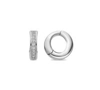 LUXENTER Boucles d'oreilles Ortim finition argent