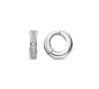 LUXENTER Boucles d'oreilles Ortim finition argent