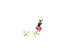 LUXENTER Boucles d'oreilles papillon en argent sterling 925