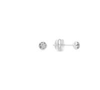 Luxenter Boucles d'oreilles plaque argent et zircone brillante - Chikra