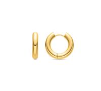 Luxenter Boucles d'oreilles plaque or 18 carats - Helali