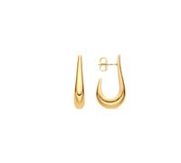 Luxenter Boucles d'oreilles plaque or jaune 18 carats - Banni