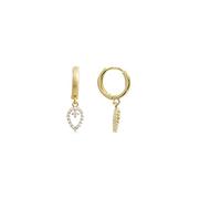 LUXENTER Boucles d'oreilles Sarath finition or 18 carats