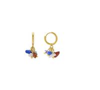 LUXENTER Boucles d'oreilles Sasin finition or 18 carats