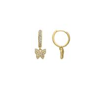 LUXENTER Boucles d'oreilles thaï finition or 18 carats