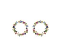 LUXENTER Boucles d'oreilles Thilak en argent sterling 925