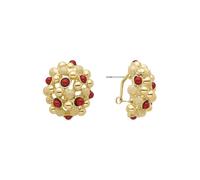 LUXENTER Boucles d'oreilles Xiglor finies en or jaune 18 carats