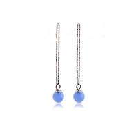 Luxenter Boucles d'oreilles 'Yedia' bleu, Taille One Size