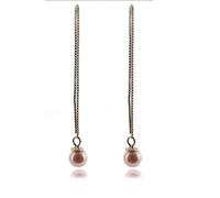 Luxenter Boucles d'oreilles 'Yedia' marron, Taille One Size