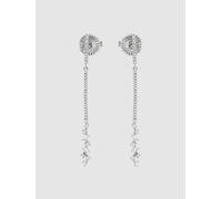 Luxenter Boucles d'oreilles 'Zener' gris argenté, Taille One Size