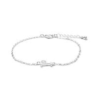LUXENTER Bracelet Alphabet Finition Argent - Lettre P Taille Unique Métal Sans Gemme, taille unique, Métal, Sans pierre précieuse
