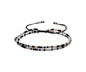Luxenter Bracelet avec cristal noir et plaque or 18 carats - Furie