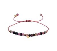 Luxenter Bracelet en argent sterling 925 avec cristal multicolore, plaque en or jaune 18 carats - Kasai