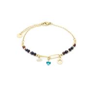 LUXENTER Bracelet Ribed finition or 18 carats