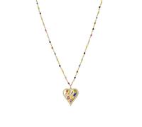 Luxenter Chaîne 'Hamka' bleu / or / orange / rosé, Taille Onesize