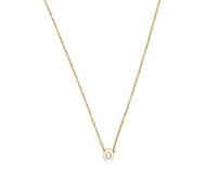 LUXENTER Collier Alphabet finition or 18 carats