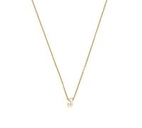 LUXENTER Collier Alphabet finition or 18 carats