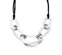 LUXENTER Collier Utbe finition rhodium