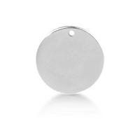 LUXENTER Pendentif en forme d'anneau en argent sterling 925