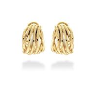 LUXENTER Pendientes acabados en oro amarillo de 18K - Goga