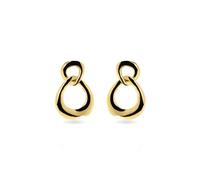 LUXENTER Pendientes acabados en oro amarillo de 18K - Jomo