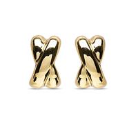 LUXENTER Pendientes acabados en oro amarillo de 18K - Kuvuca