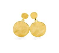 LUXENTER Pendientes acabados en oro amarillo de 18K - Seriri
