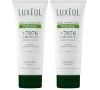 LUXÉOL - Après-Shampooing Pousse - Force & Densité - Hydratatation, Douceur & Brillance - Soin Cheveux - 98% d'Ingrédients d'Origine Naturelle - Fabriqué en France - 200ml (Lot de 2)