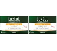 Luxéol - Chute De Cheveux Progressive - Complément Alimentaire - À Base De Capillaire de Montpellier, Plantes, Zinc & Vitamines B6 & B8 - Fabriqué En France - Programme 3 Mois - 90 Gélules (Lot de 2)