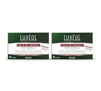LUXÉOL - Chute De Cheveux Réactionnelle - Aide À Prévenir Chute De Cheveux Passagère - Stress, Fatigue, Post-Grossesse - Capillaire De Montpellier - Fabriqué En France - Programme 3 Mois - 90 Gélules