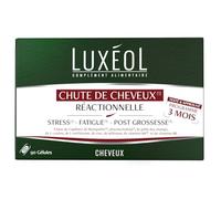 Luxéol Complément Chute de Cheveux Réactionnelle – Prévention de la chute passagère – 90 gélules