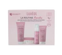 LUXEOL - Routine Cheveux Bouclés - Format Voyage - Sublime Les Boucles - Limite les Frisottis - Parfum Gourmand - Shampooing 75ml + Masque 50ml + Crème De Soin 50ml + Gelée 50ml