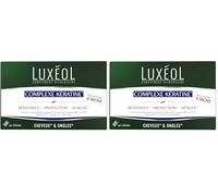 Luxéol - Complexe Kératine 3 mois - Complément alimentaire Cheveux & Ongles - Gélules d'origine végétale - Fabriqué en France - 90 Gélules