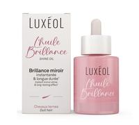 LUXÉOL - Huile Brillance - Brillance Miroir Instantanée et longue durée* | Cheveux brillants, hydratés, sans frisottis pendant 96h* -99,5% d'ingrédients d'origine Naturelle - Fabriqué en France - 50ml